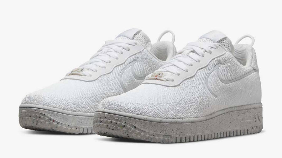 Nike Air Force 1 Crater Flyknit Triple White Front
