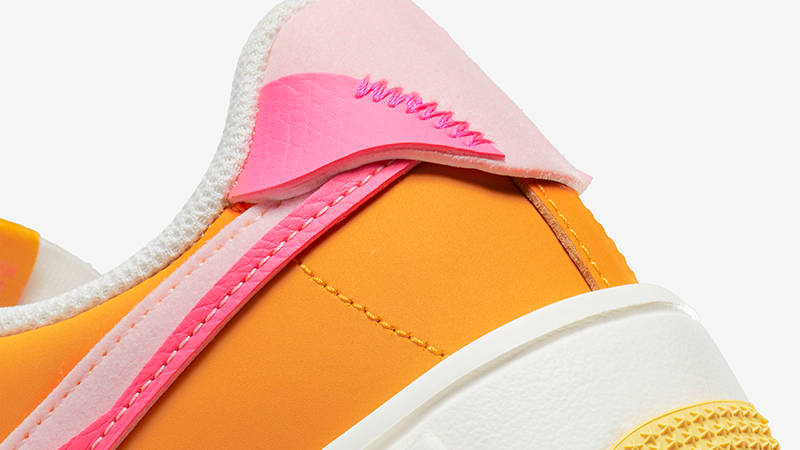 nike air force 1 yellow pink