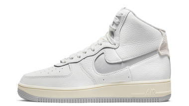 Nike Air Force 1 High Strapless White Grey