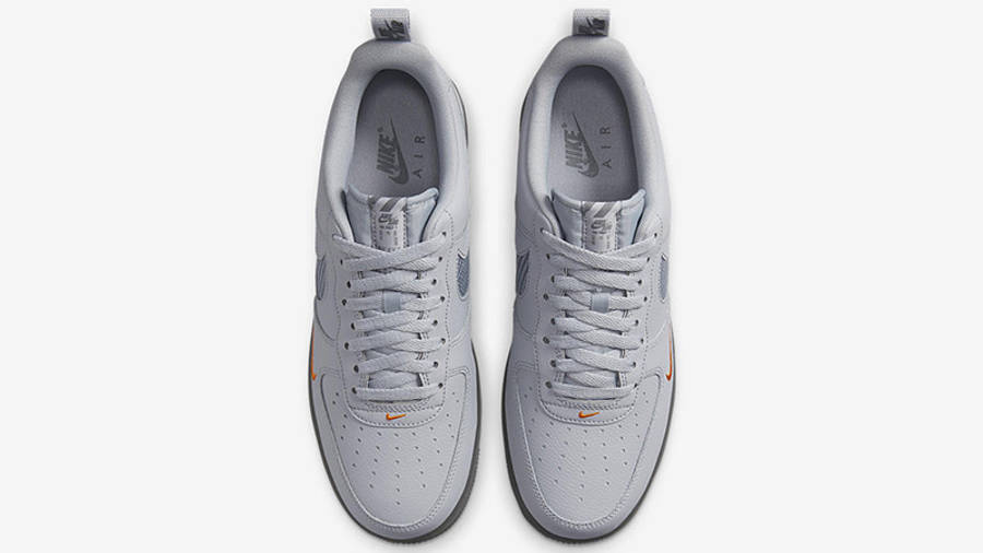 Nike Air Force 1 Low Cut-Out Swoosh Grey DR0155-001 middle