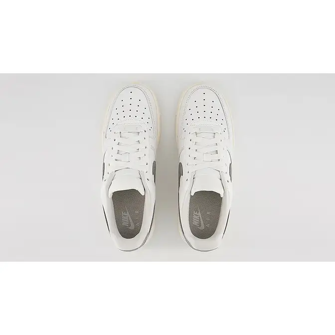 Nike Air Force 1 Low Silver Swoosh DQ7569-100 Top