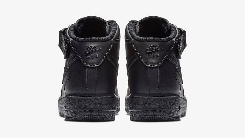 Nike Air Force 1 Mid Triple Black CW2289-001 Back