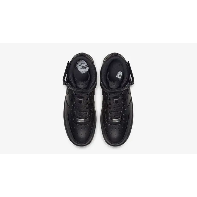 Nike Air Force 1 Mid Triple Black | Where To Buy | CW2289-001 | The ...