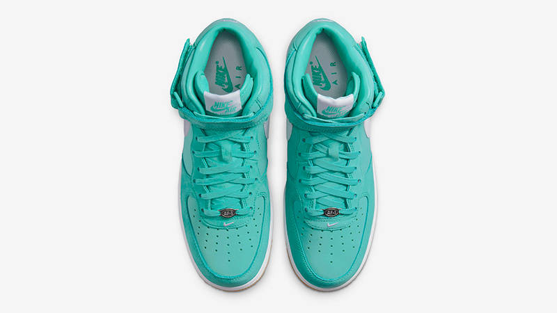 teal high top air force 1