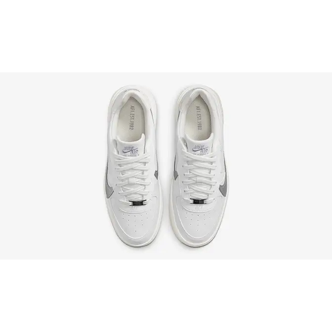 Nike Air Force 1 PLT.AF.ORM White Grey | Where To Buy | DJ9946-101 ...