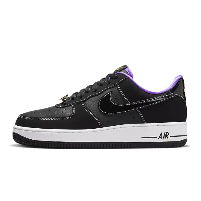 Nike Air Force 1 World Champ Lakers Black | Where To Buy | DR9866-001 ...