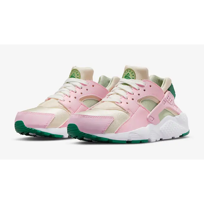 Nike huarache 2025 green and pink