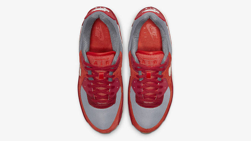 Nike Air Max 90 PRM Red Ivory DH4621-600 middle