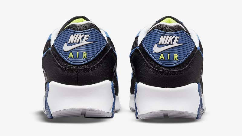 nike air max 90 volt blue and black