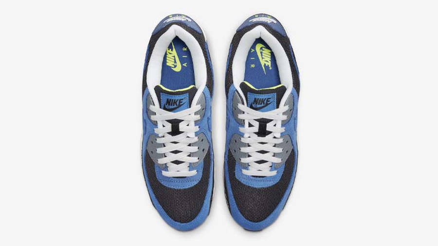 Nike Air Max 90 Royal Volt Black | Where To Buy | DM0029-001 | The Sole ...