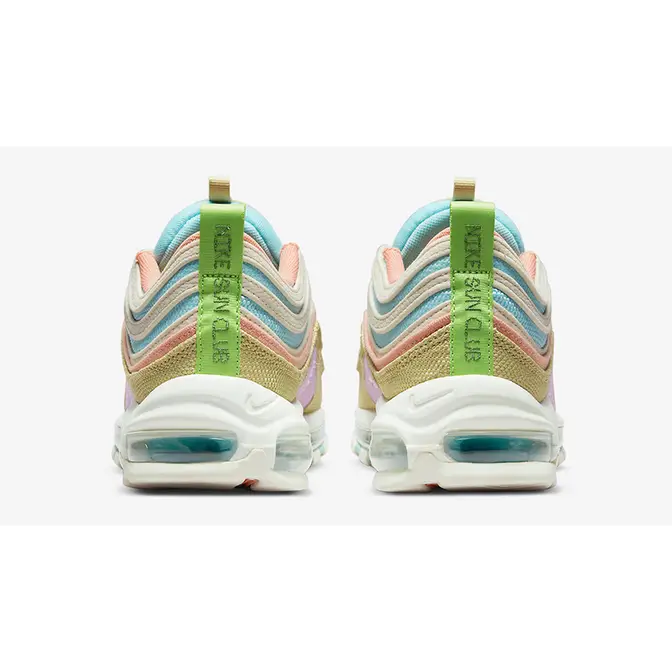 Nike air max 97 hot sale pink white yellow green