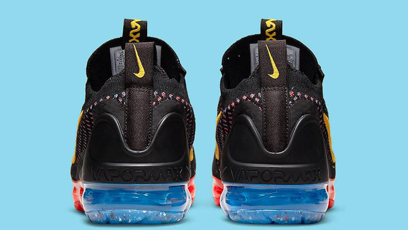 Nike Air VaporMax Flyknit 2021 Black Multi DV2118-001 back