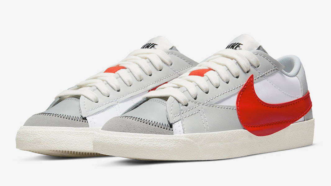 Nike Blazer Low Jumbo Grey Red