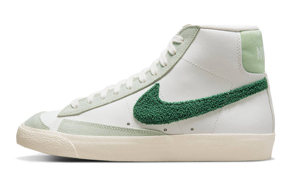 Nike Blazer Mid Chenille Swoosh White Green