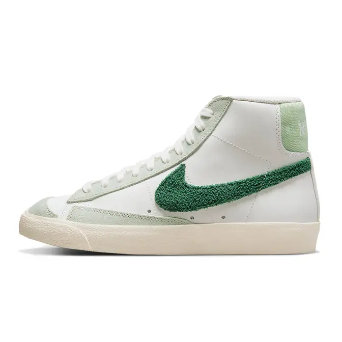 Nike Blazer Mid Chenille Swoosh White Green Where To Buy DX8959 100 The Sole Supplier