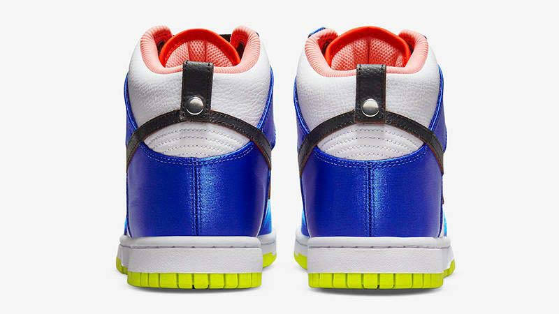 Nike Dunk High Blue Satin Back