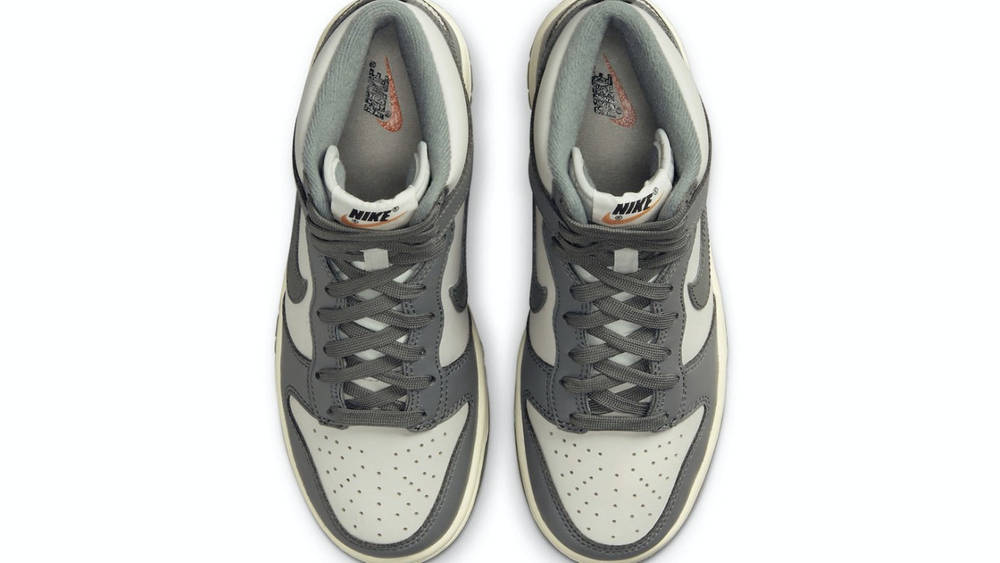 Image via Nike Nike Dunk High Dual Grey 3