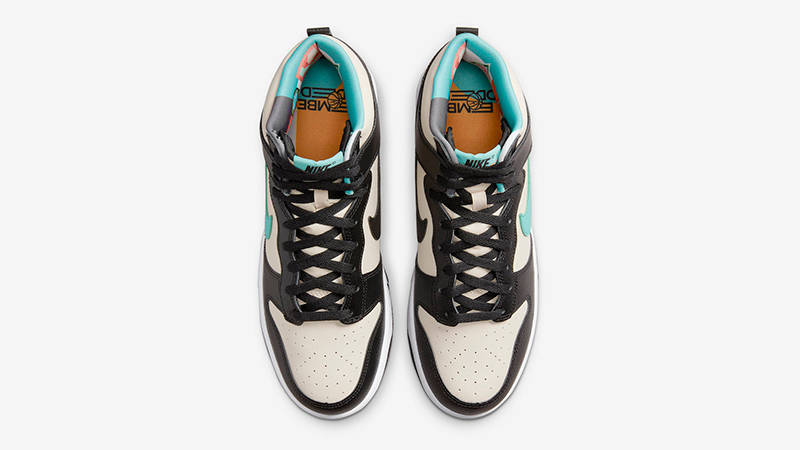 Nike Dunk High EMB Black Teal DO9455-200 Top
