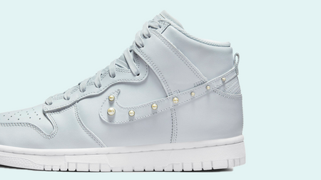 Nike add a Premium Touch to the Dunk High Pearl "Glacier Blue"