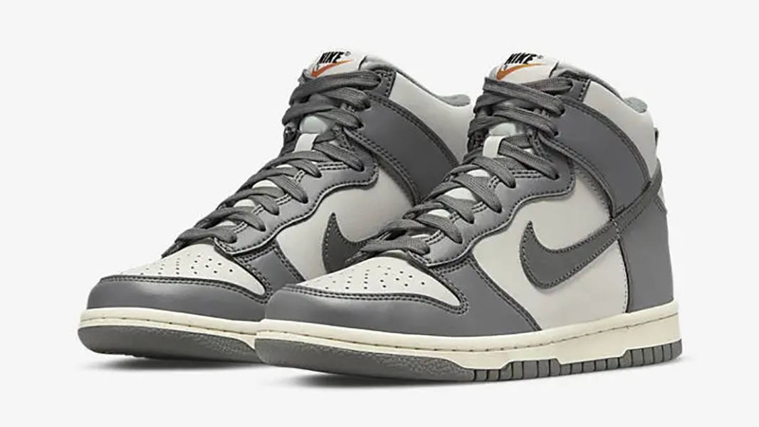 Nike Dunk High GS Grey Sail