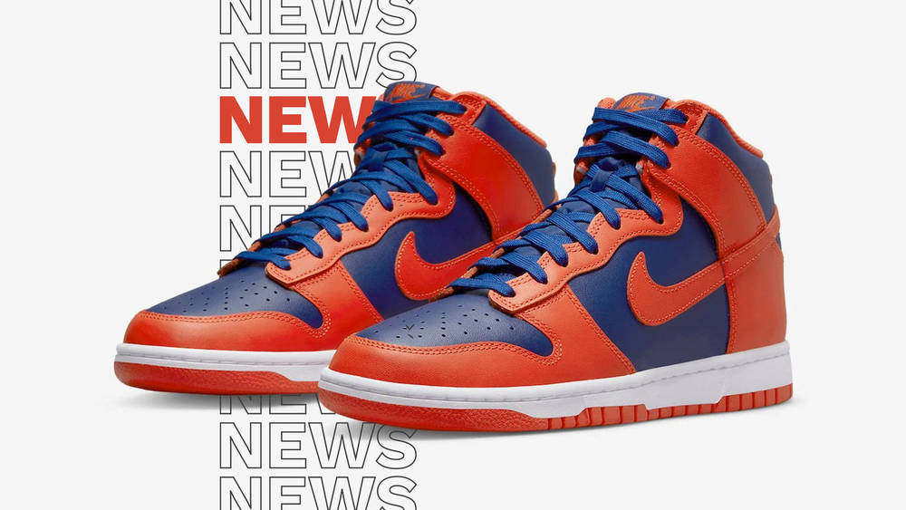 Image via Nike Nike Dunk High Knicks