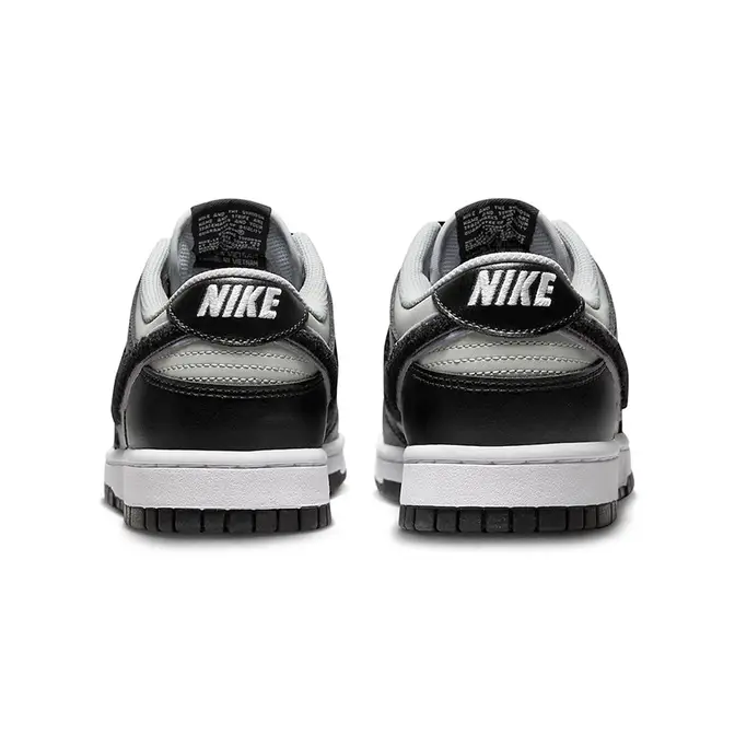 Nike Dunk Low Chenille Swoosh Grey Black | Where To Buy | DQ7683