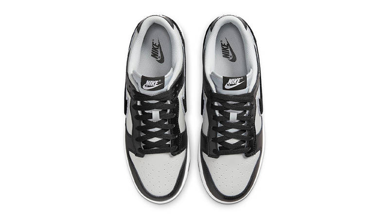 Nike Dunk Low Chenille Swoosh Grey Black | Where To Buy | DQ7683 