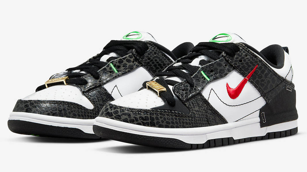 Nike Dunk Low Disrupt 2 Just Do It Black Snakeskin