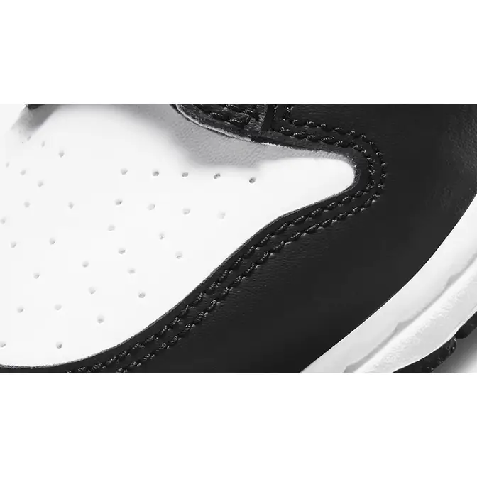 Nike Dunk Low GS White Black CW1588-100 Detail