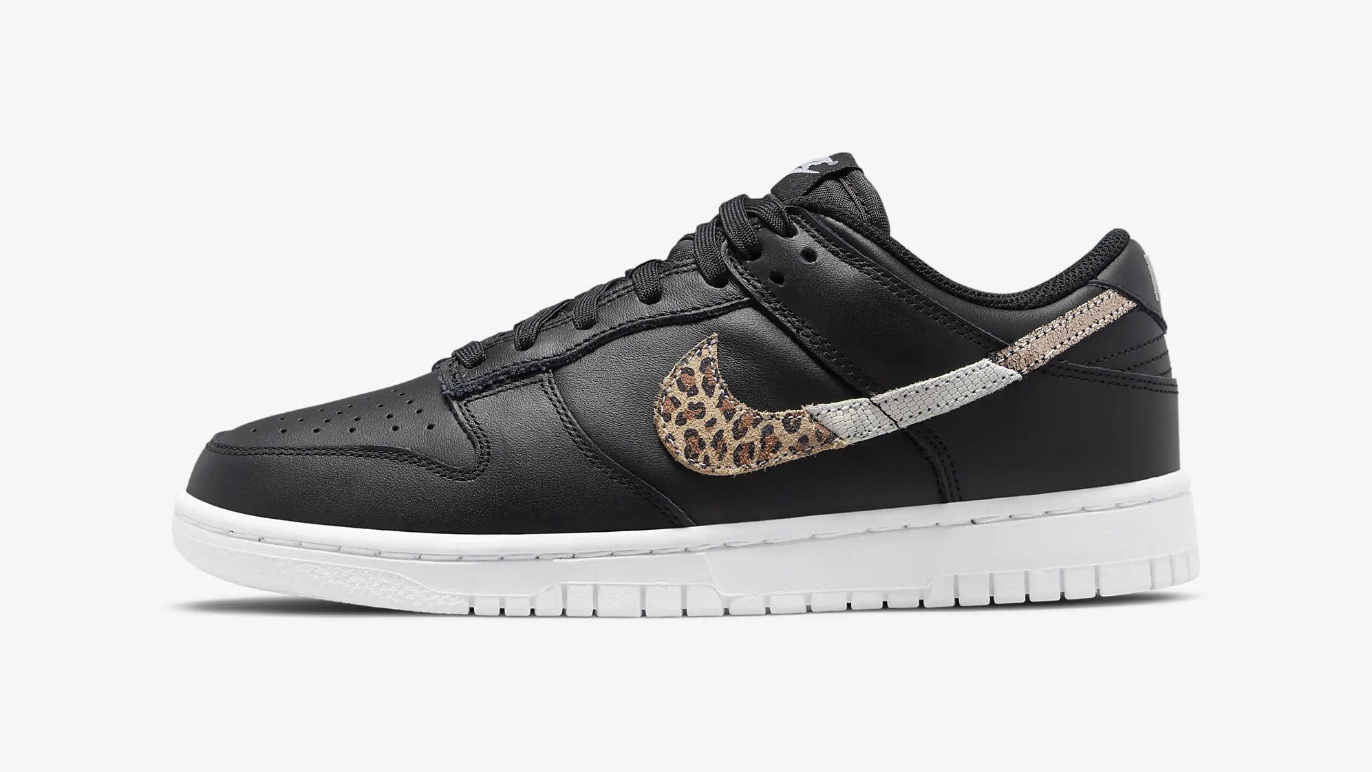 Nike Dunk Low SE Leopard Black