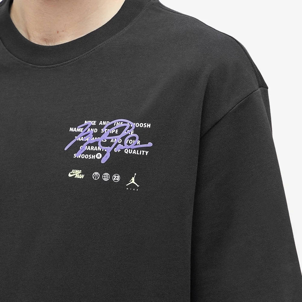Nike Jumpman Globe T-Shirt - Black | The Sole Supplier