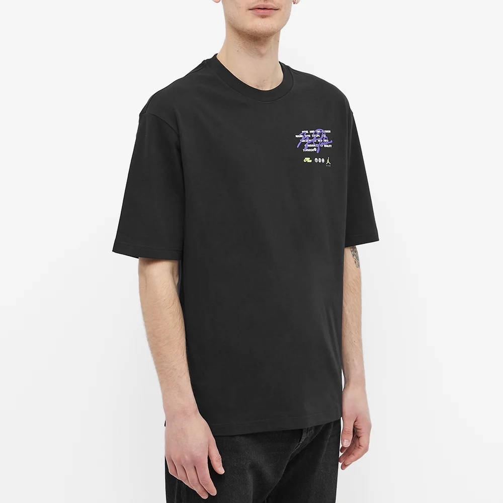 Nike Jumpman Globe T-Shirt - Black | The Sole Supplier