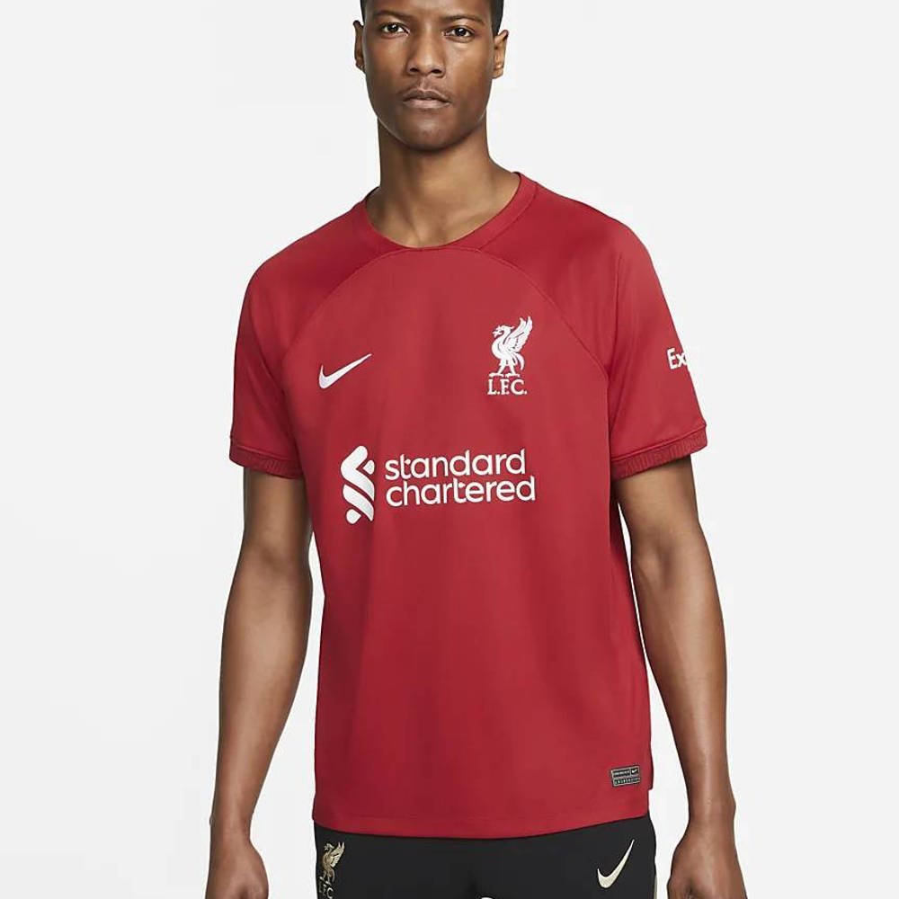 Nike Liverpool F.C. 2022/23 Stadium Home Dri-FIT Football Shirt - Red ...