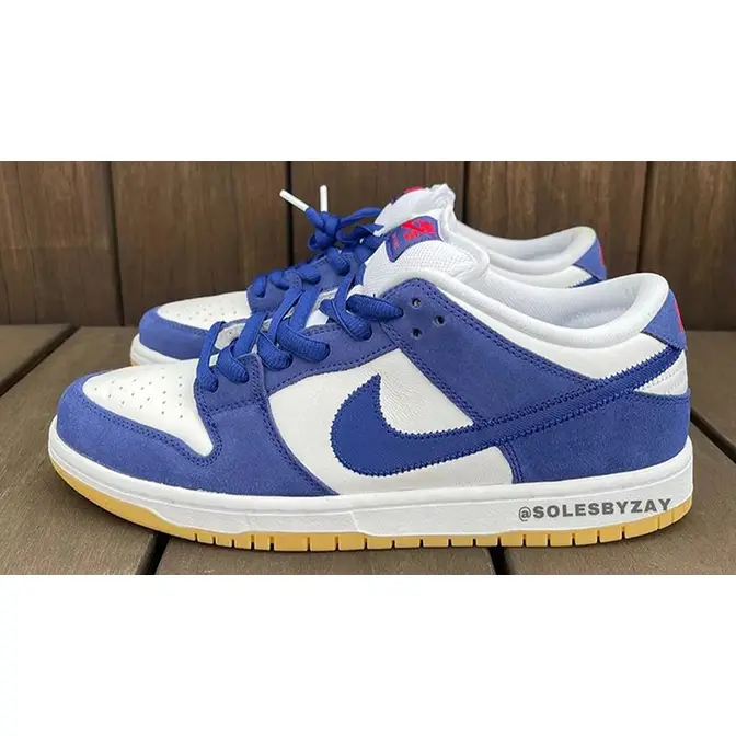Nike SB Dunk Low Los Angeles Dodgers Raffles and Release Date