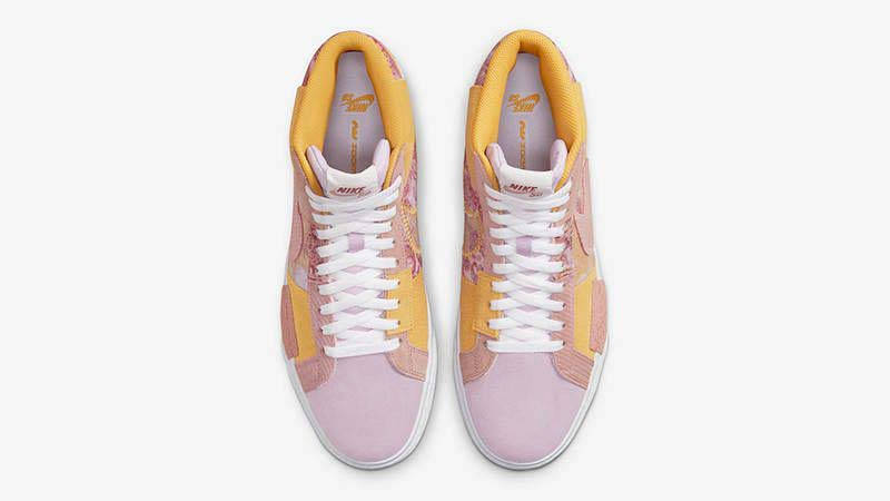 Nike SB Zoom Blazer Mid Premium Paisley Sanded Gold Middle