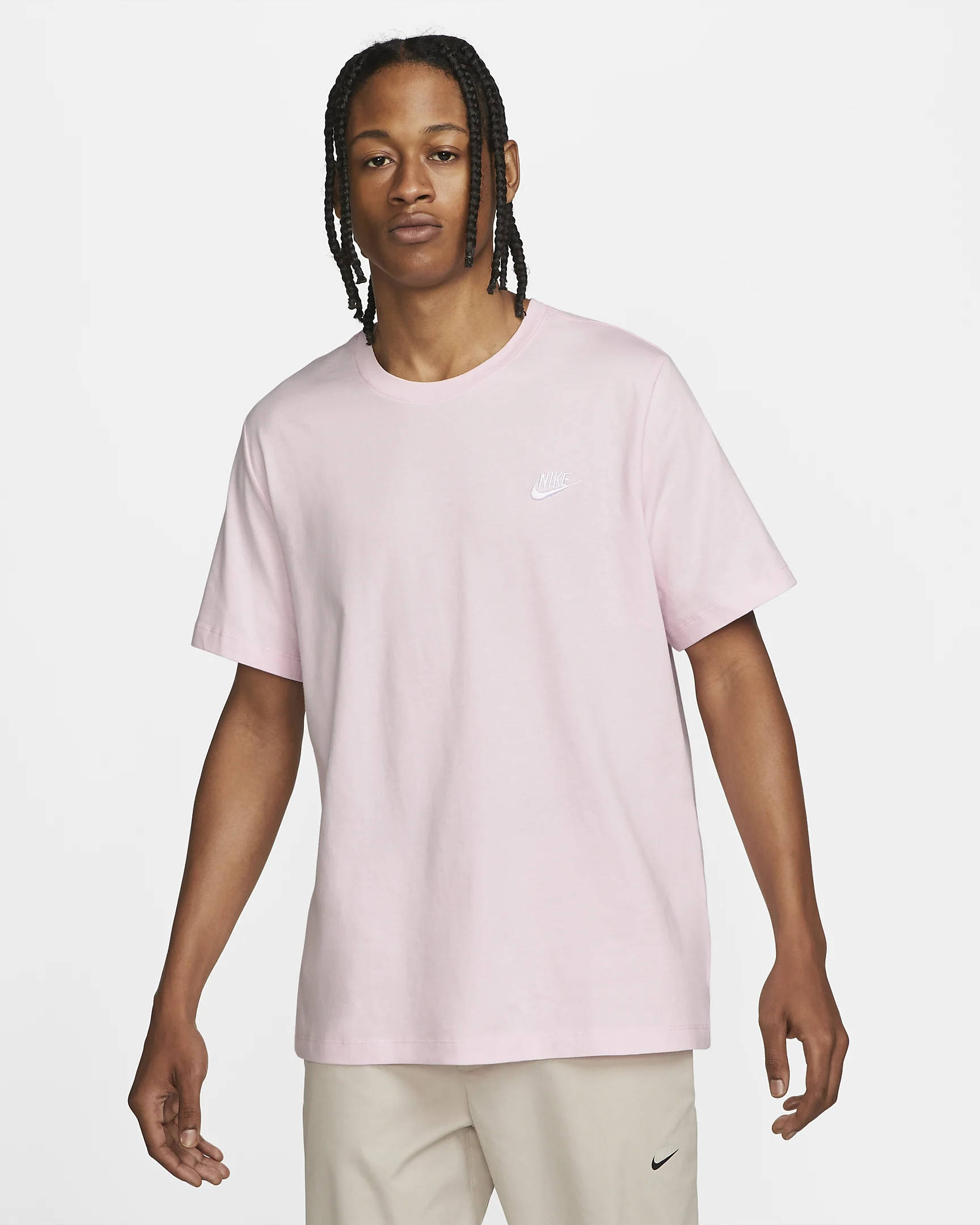 Nike Sportswear Club T-Shirt - Pink Foam | The Sole Supplier
