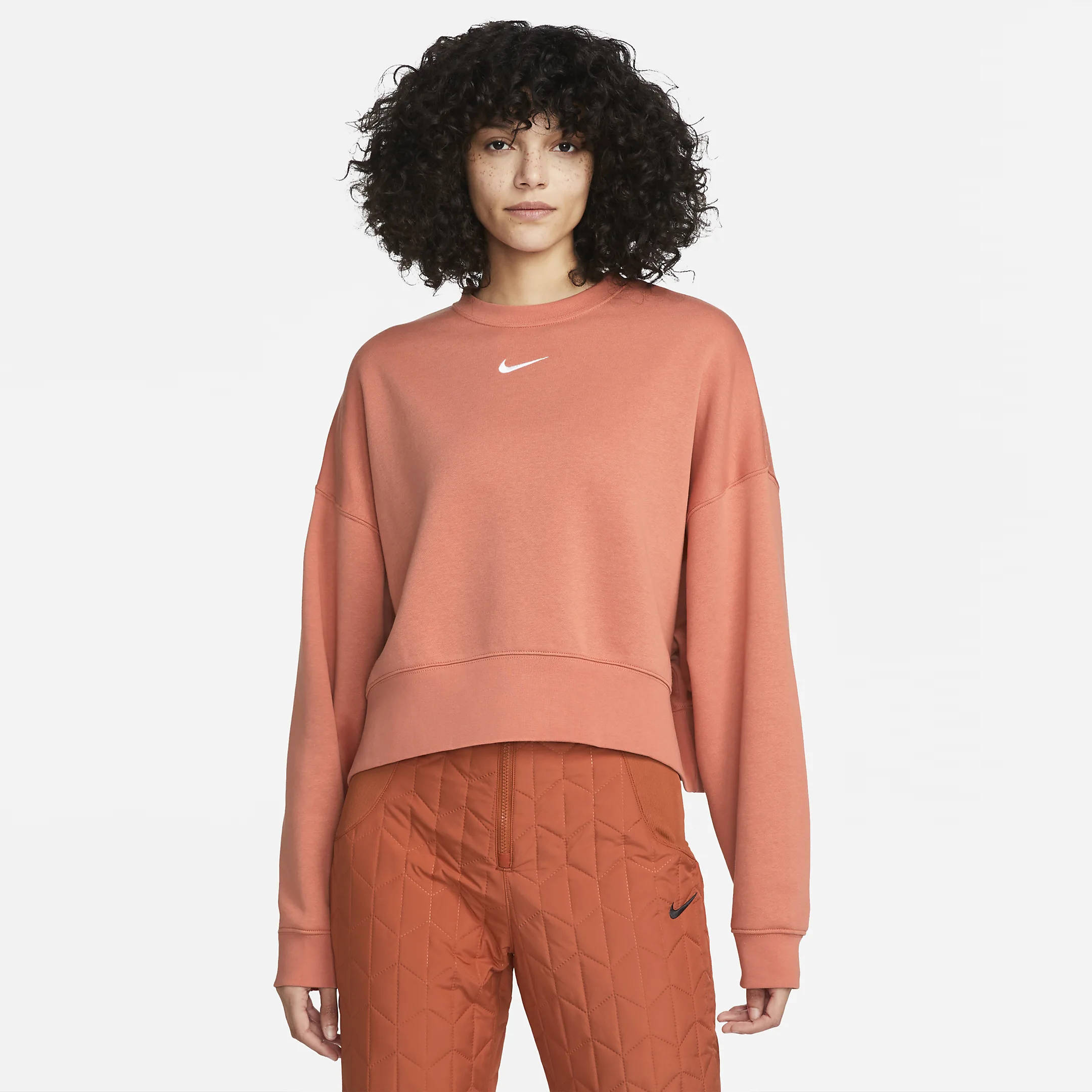 Nike Sportswear Collection Essentials Oversized Fleece Crew Sweatshirt