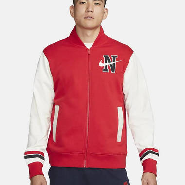 Nike Sportswear Retro Fleece Varsity Jacket Nike Sportswear Retro Fleece Varsity Jacket