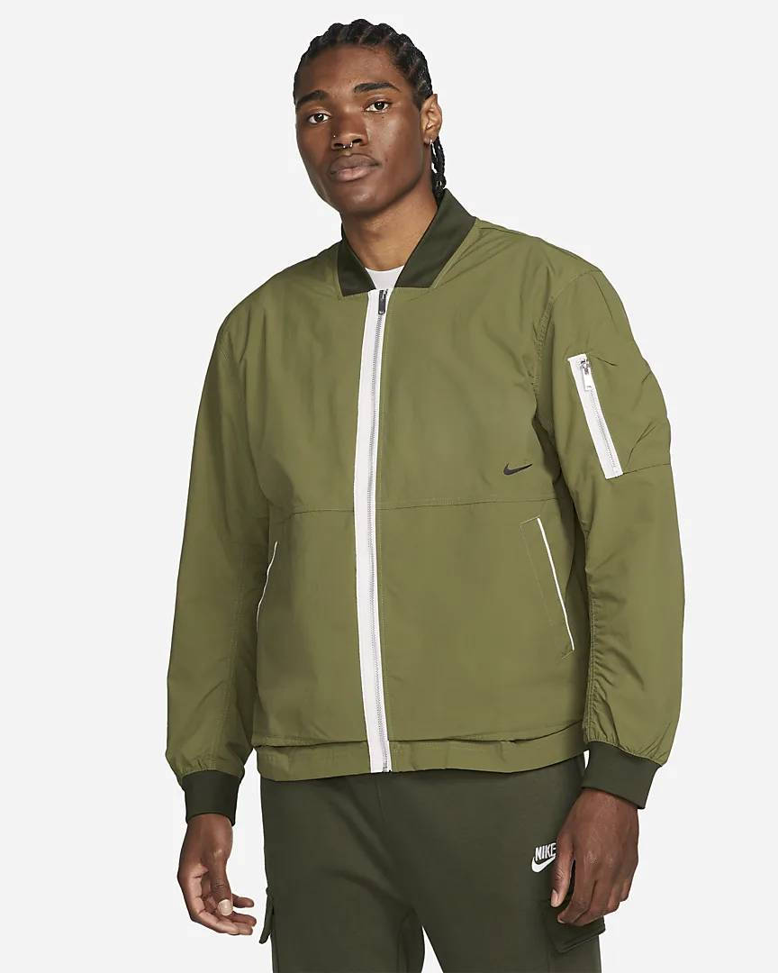 Nike Sportswear Style Essentials Unlined Bomber Jacket - Green | The ...