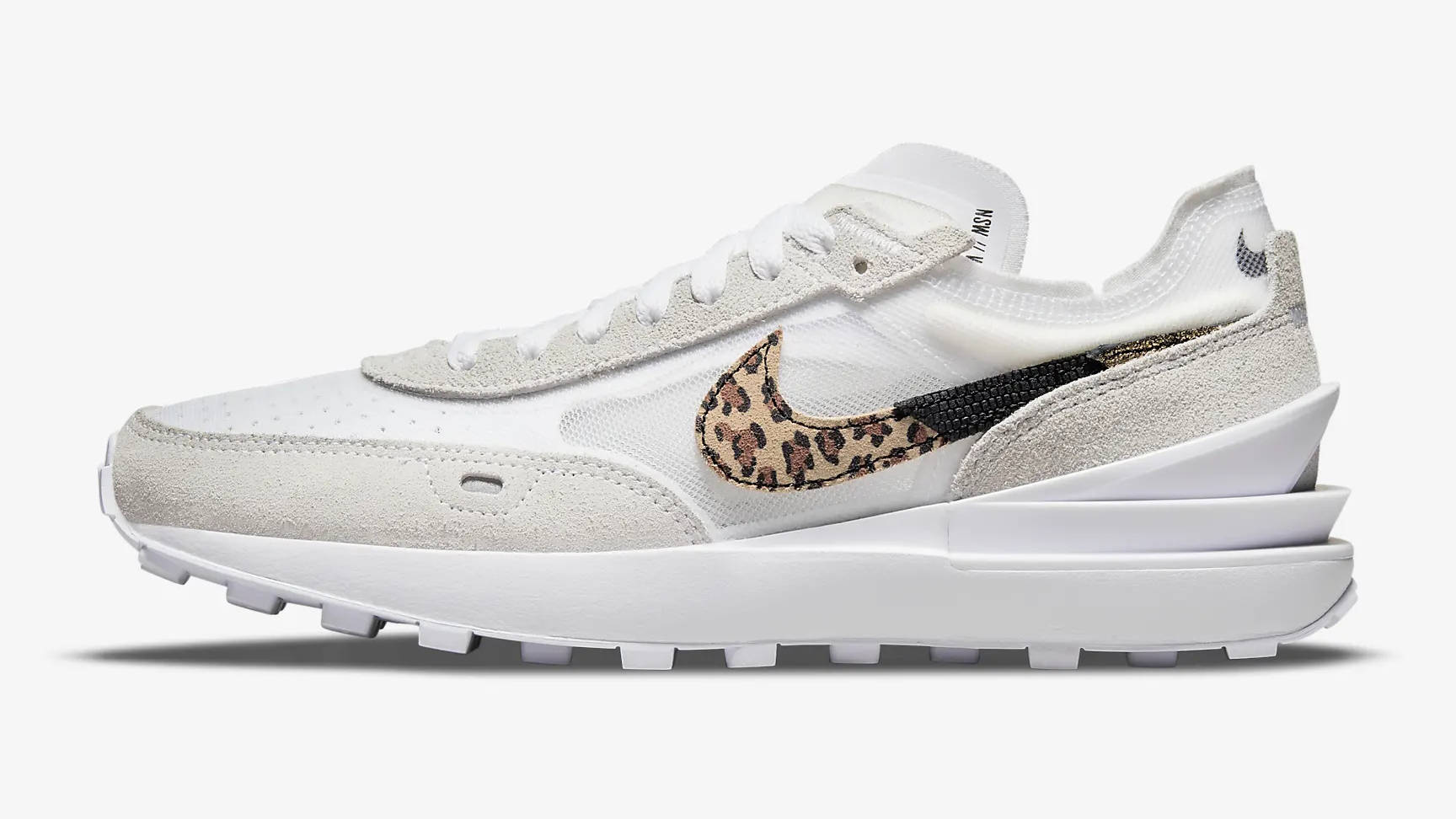 Nike Waffle One Leopard White