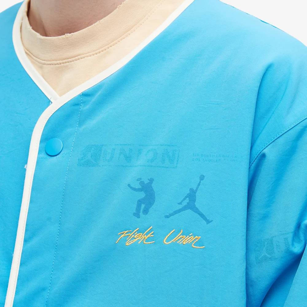 Nike X Union Liner Jacket Blue closeup