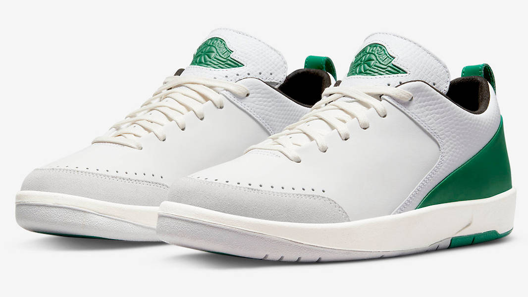 Nina Chanel Abney x Air Jordan 2 Low White Green DQ0560-160 Side