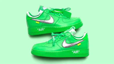Take a Look at The Unreleased Off-White x Nike Air Force 1 in "Green" Take a Look at The Unreleased Off-White x Nike Air Force 1 in "Green"