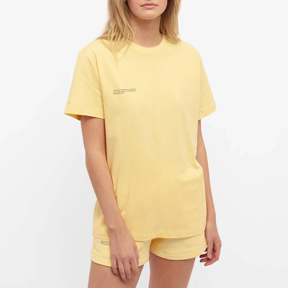 Pangaia Pprmint Organic Cotton T-Shirt Yellow