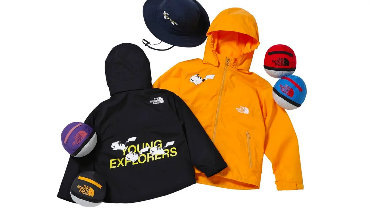 THE NORTH FACE ブラックジャケット 150 ポケモン Pokémon x The North Face Create Pokéball Jackets for This