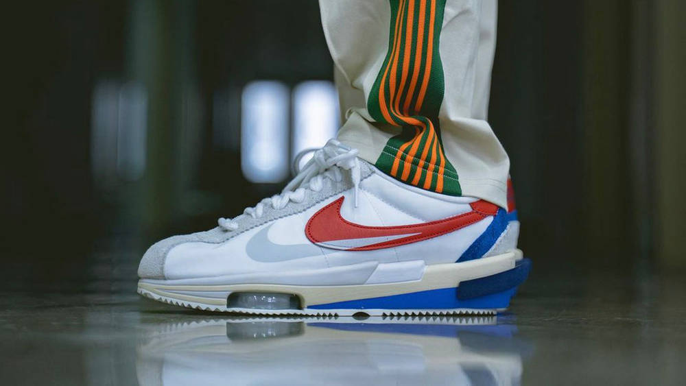 Image via knowing_kicks sacai x Nike Cortez