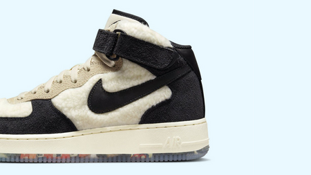 The Nike Air Force 1 Mid "Panda" Comes With The Cosy Touch The Nike Air Force 1 Mid "Panda" Comes With The Cosy Touch