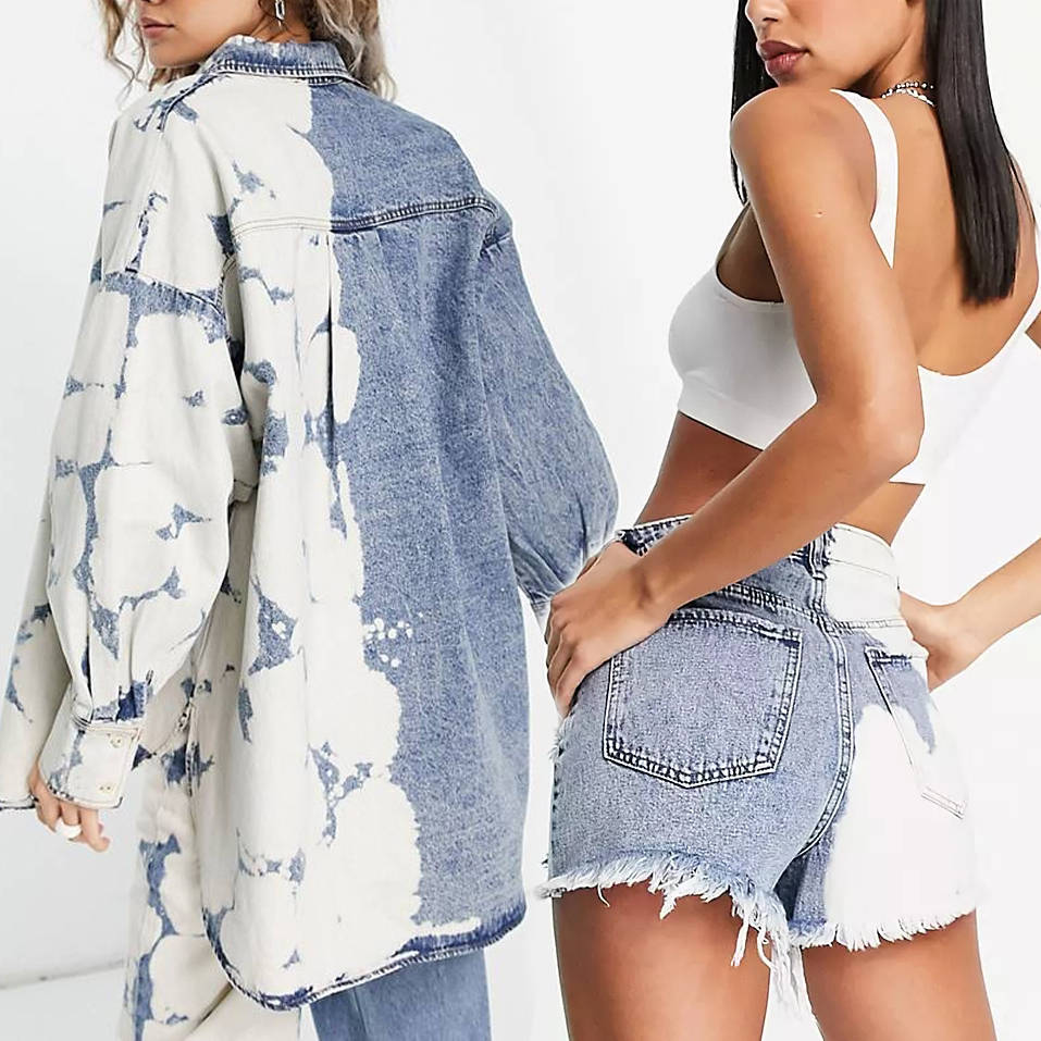 Signature 8 Longline Denim Shorts