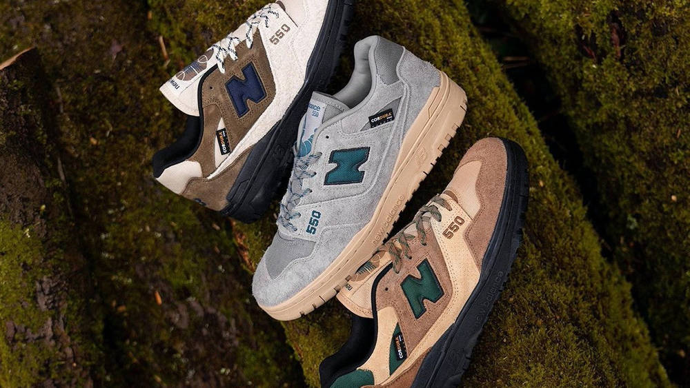 Image via size? size x New Balance 550 Cordura 1