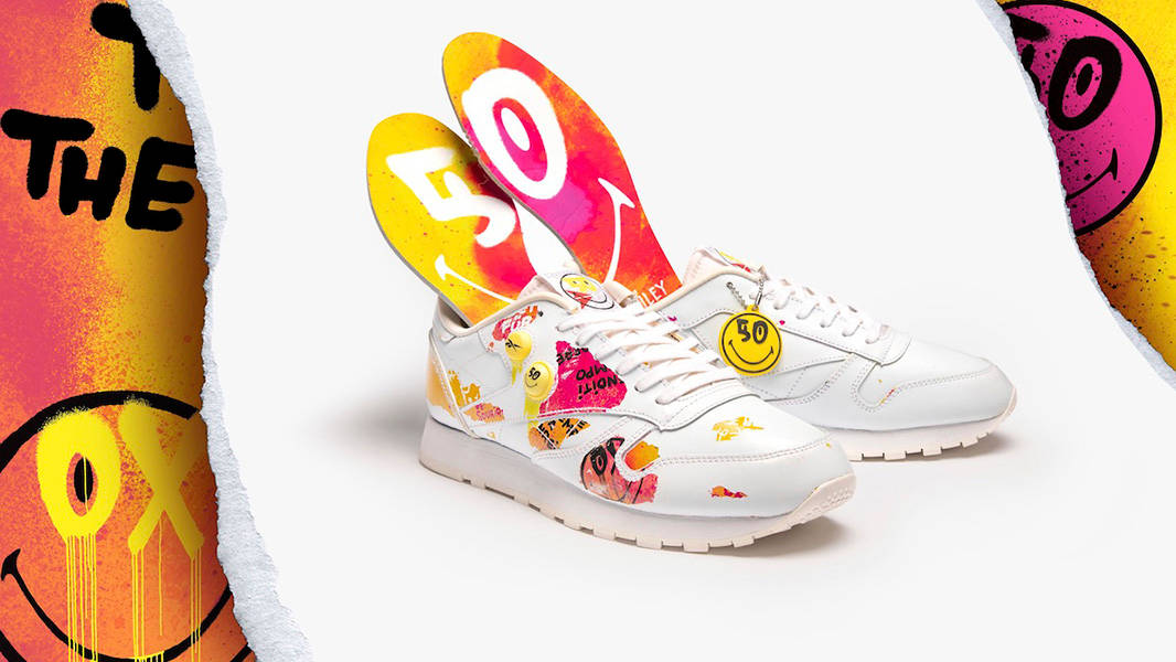 SMILEY x Reebok Classic Leather Pump 50th Anniversary GY1580 Side 2